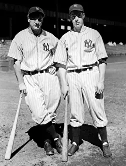 Dimaggio: Lou Gehrig and Joe DiMaggio, 1936. ?