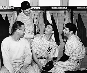 Dimaggio: Lou Gehrig, Joe Gordon, Joe DiMaggio and ?