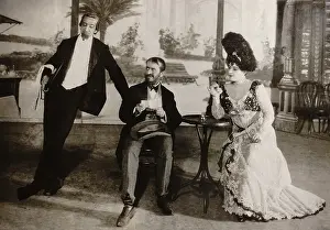 Warfield: Lou M. Fields, David Warfield, and Lillian