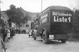 Speakers: Loudspeaker van of the SPD, 1930