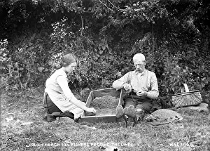 Pegging: Lough Neagh Eel Fishers Pegging the Lines