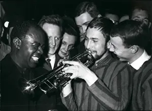 Dieter: Louis Armstrong, jazz musician, welcomed in Dusseldorf