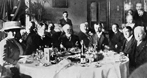 Firsts: Louis Bleriot with Lord Northcliffe at the Savoy