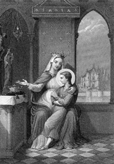1270: LOUIS IX/ MOTHER'S KNEE