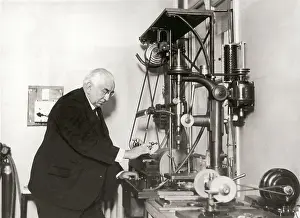 Lumiere: Louis Lumiere in his laboratory