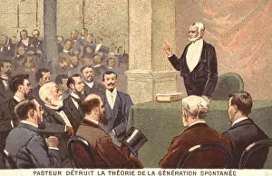 Inanimate: Louis Pasteur (1822-1895), speaking against ?