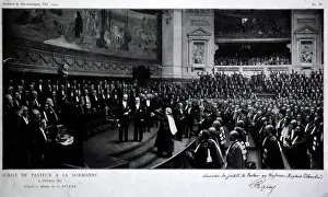 Vaccine: Louis Pasteur Being Honored by the Sorbonne, 1892