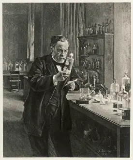 Edelfelt: Louis Pasteur in his laboratory