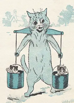 Pussys: Louis Wain cats