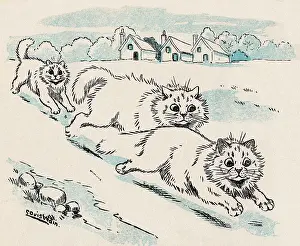 Pussys: Louis Wain cats