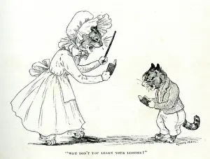 Comical: Louis Wain cats - Why don't you learn your lessons?