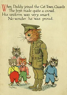 Khaki: Louis Wain, Daddy Cat - Cat Town Guards