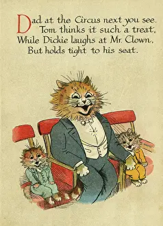 Daddy: Louis Wain, Daddy Cat - at the circus