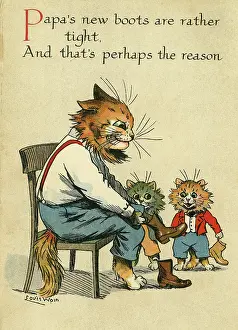 Boot: Louis Wain, Daddy Cat - new boots