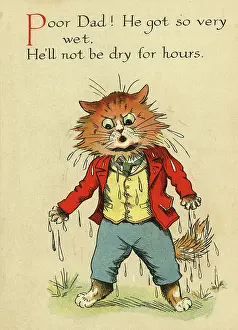 Daddy: Louis Wain, Daddy Cat - wet