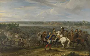 Meulen: Louis XIV Crossing into the Netherlands at Lobith