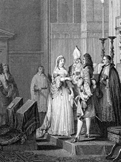 Marries: LOUIS XIV & MAINTENON