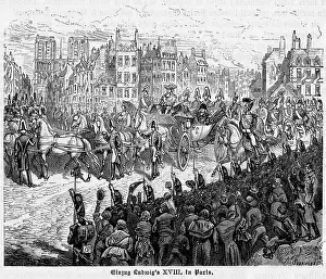 Triumphantly: LOUIS XVIII