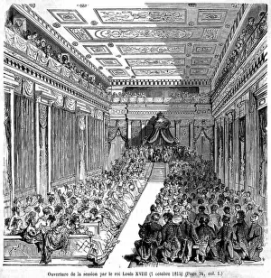 Presides: LOUIS XVIII RESTORED