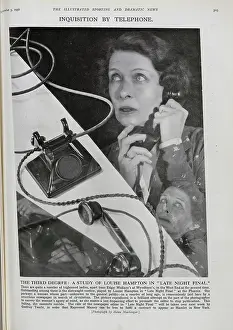 Anxiety: Louise Hampton in 'Late Night Final'