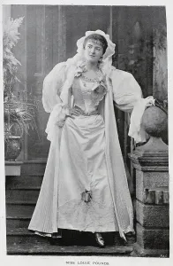 Frilled: Louise Pounds, actress, singer, theatrical studio portrait