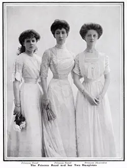 Louise, Princess Royal, Duchess of Fife with daughters 1909