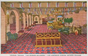 Lounges: The lounge in the Aragon Ballroom in Chicago