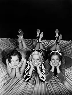 Glee: Three lounging women