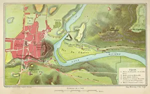 Bernadette: LOURDES / MAP IN 1858