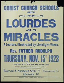 Wadlow: Lourdes and its miracles. A lecture