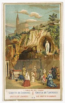 Lourdes: LOURDES PILGRIMS (CARD)