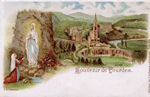 Soubirous: Lourdes - Praying at the Grotto and the Basilica