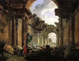 Absence: Louvre Hall in Ruins