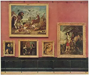 Dominates: Louvre paintings, Paris, 1929