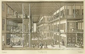 Harems: Love - Harem - Racinet - 19th century