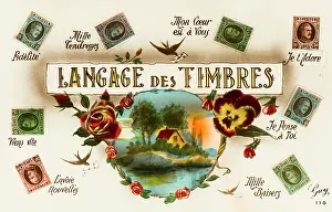 Meaning: LOVE/LANGUAGE OF STAMPS
