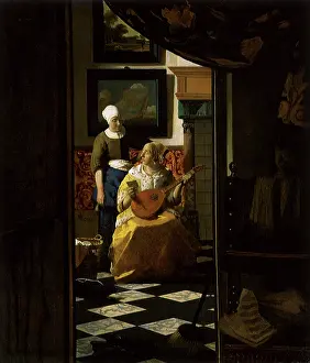 Mandolin: The Love Letter, by Vermeer