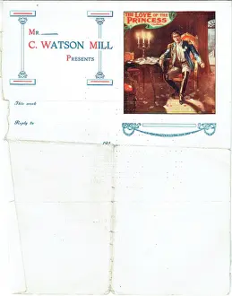 Letterhead: The Love of the Princess by A Watson Mill