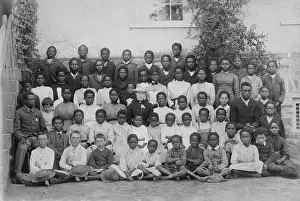 Lovedale: Lovedale Institution: pupils and staff