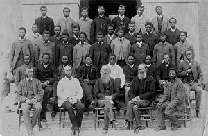 Fairlie: Lovedale Institution: staff and students