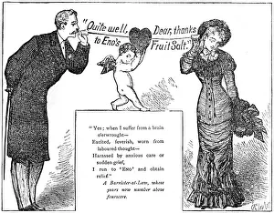 Salts: Lovers chat using a string telephone