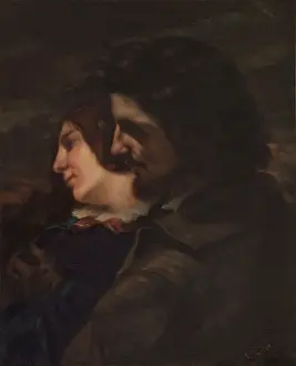 Courbet: The lovers in the countryside