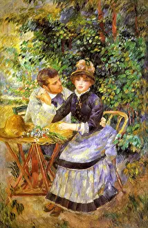 Intimate: Lovers in a Garden, by Renoir