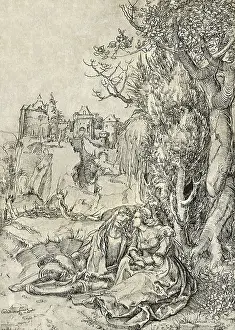 1505: Lovers in a Landscape, by Cranach