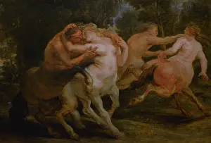 1635: The Loves of the Centaurs, circa 1635, by Peter Paul Rubens