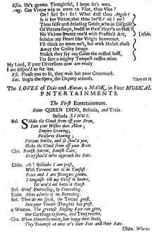 Aeneas: The Loves of Dido and Aeneas by Purcell