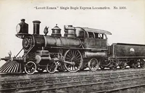 5000: Lovett Eames, single bogie express locomotive, America