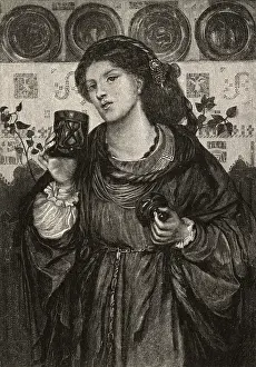 Platters: The Loving Cup by Dante Gabriel Rossetti