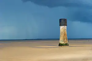 Spurn: Low lighthouse at Spurn Point