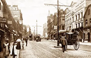 Briggate: Lower Briggate, Leeds early 1900s